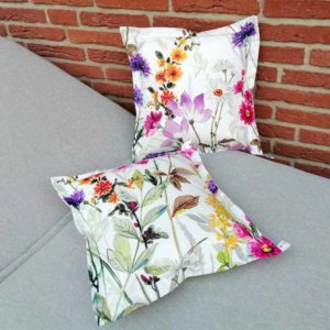 Kissen Blumenwiese für Outdoorbereich 40x40cm