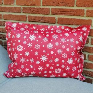 Kissen für draußen - Sterne rot - 40x60cm