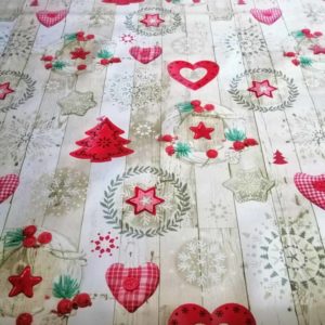 Tannenbaumdecke für Weihnachten & den Advent - Herzen Sterne und Tanne