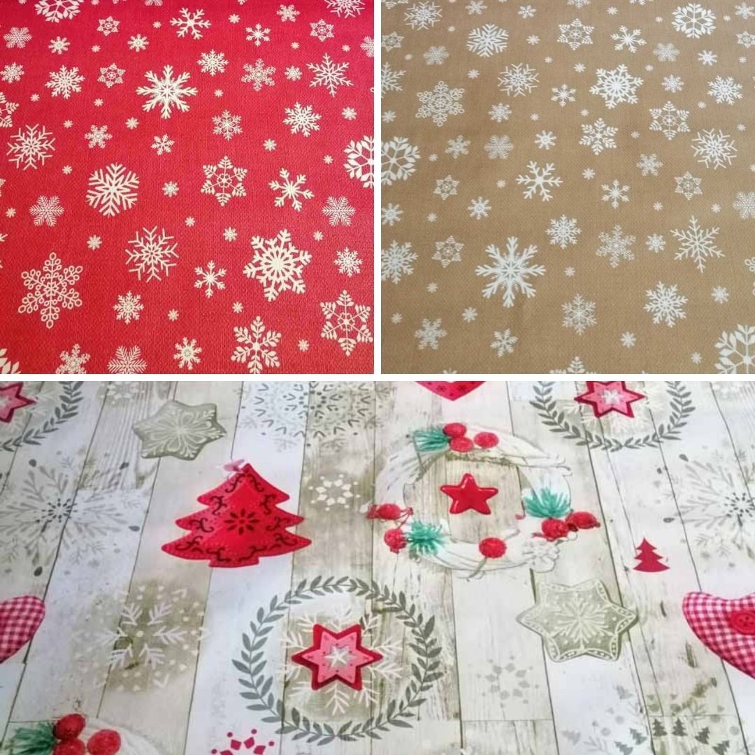 Wachstuch Weihnachten in festlichen Motiven Wachstuch Weihnachten in festlichen Motiven