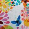 Mitteldecke 80x80cm Blume