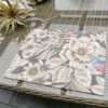 Platzdeckchen abwaschbar mit Vogelmotiv grau