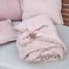 Hochwertige Kuscheldecke rosa
