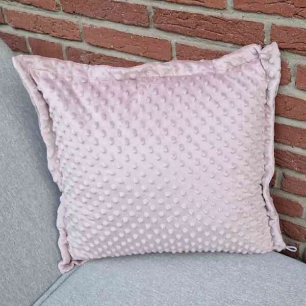 Kuschelkissen Minky - rosa 50x50cm