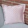 Kuschelkissen Minky - rosa 40x40cm