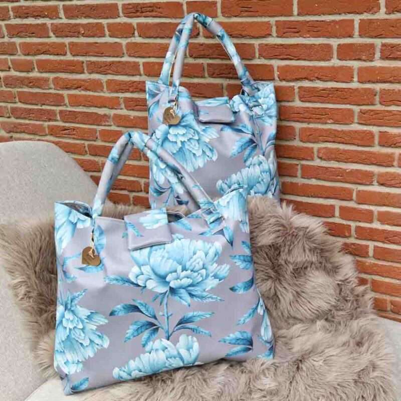 Shopper Tasche Petali Blu